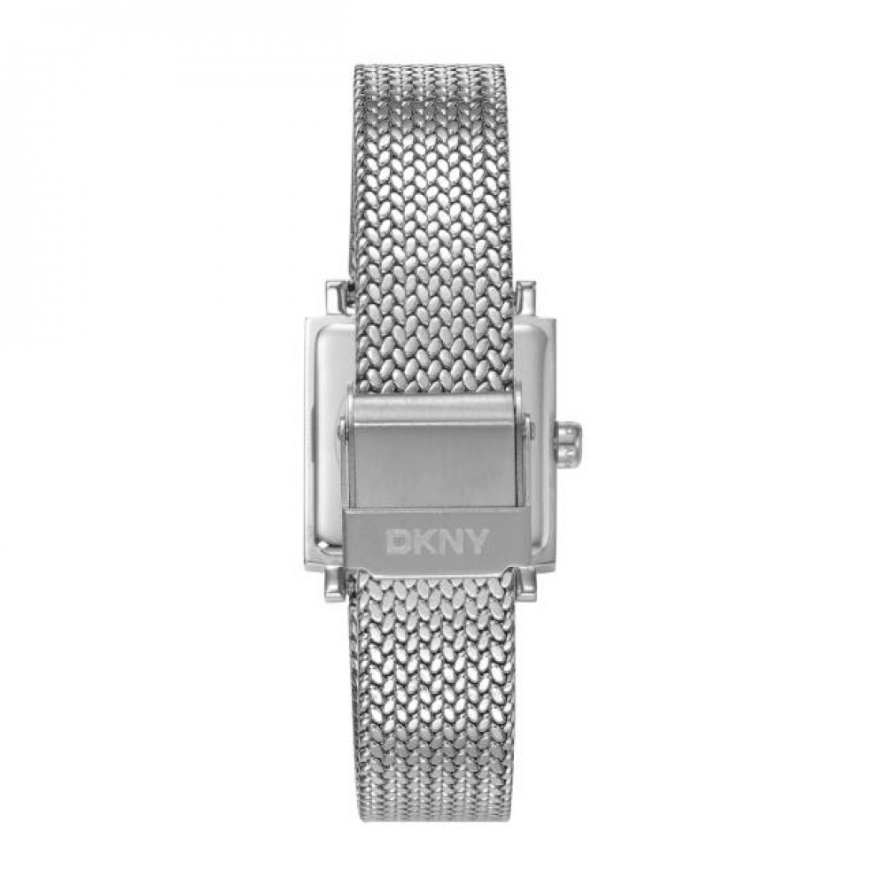 DKNY Milanese Ρολόι Γυναικείο Ασημί Ανοξείδωτο Μπρασελέ DK1L173M0065