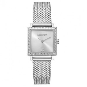 DKNY Milanese Ρολόι Γυναικείο Ασημί Ανοξείδωτο Μπρασελέ DK1L173M0065