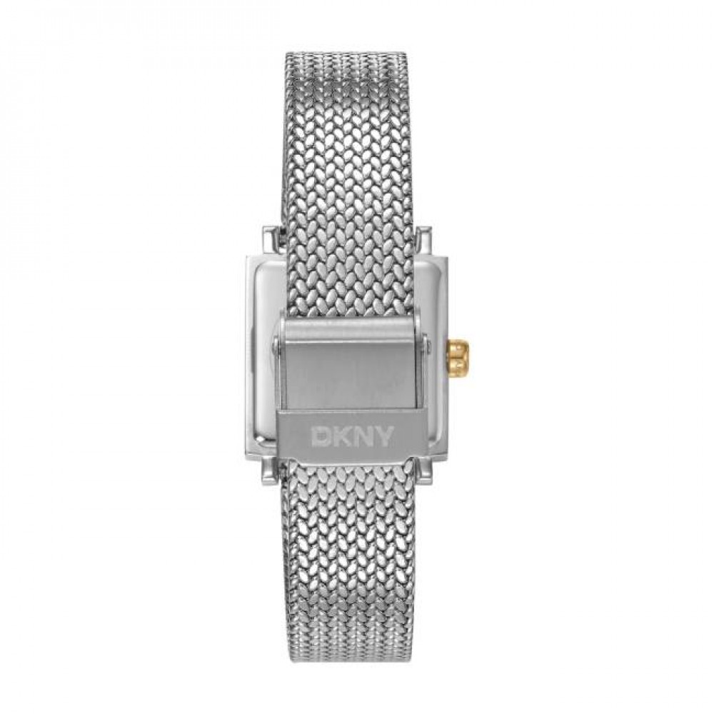 DKNY Milanese Ρολόι Γυναικείο Δίχρωμο Ανοξείδωτο Μπρασελέ DK1L173M0115