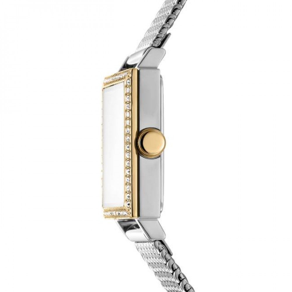 DKNY Milanese Ρολόι Γυναικείο Δίχρωμο Ανοξείδωτο Μπρασελέ DK1L173M0115