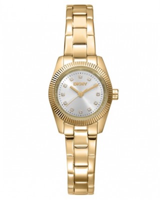 DKNY Mini Ρολόι Γυναικείο Χρυσό Ανοξείδωτο Μπρασελέ DK1L125M0025