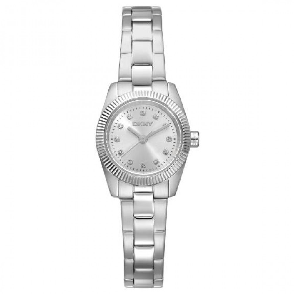 DKNY Mini Ρολόι Γυναικείο Ασημί Ανοξείδωτο Μπρασελέ DK1L125M0015