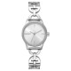 DKNY Open Link Ρολόι Γυναικείο Ασημί Ανοξείδωτο Μπρασελέ DK1L113M0215