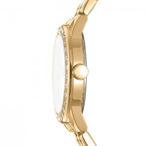 DKNY Parsons Glitz Ρολόι Γυναικείο Χρυσό Ανοξείδωτο Μπρασελέ DK1L059M0055