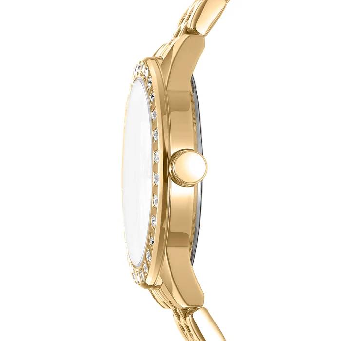 DKNY Parsons Glitz Ρολόι Γυναικείο Χρυσό Ανοξείδωτο Μπρασελέ DK1L059M0055
