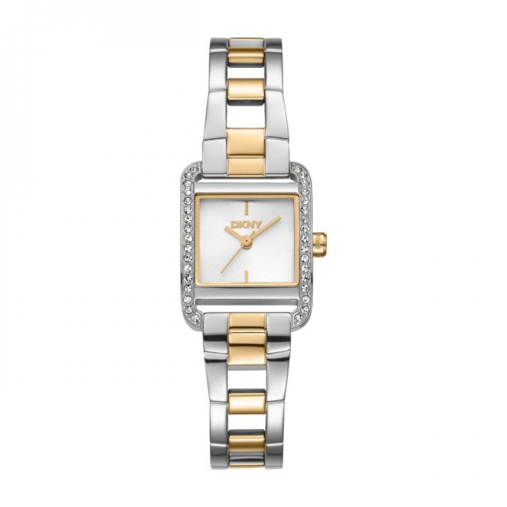 DKNY Mini Set Ρολόι με Βραχιόλι Δίχρωμο Ανοξείδωτο Μπρασελέ DK1L143M0055 DKNY Mini Set Ρολόι με Βραχιόλι Δίχρωμο Ανοξείδωτο Μπρασελέ DK1L143M0055