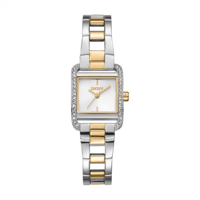 DKNY Mini Set Ρολόι με Βραχιόλι Δίχρωμο Ανοξείδωτο Μπρασελέ DK1L143M0055