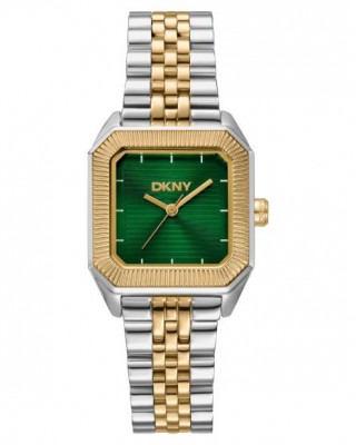 DKNY Signature Shape Ρολόι Γυναικείο Δίχρωμο Ανοξείδωτο Μπρασελέ DK1L154M0095