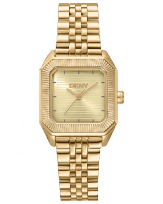 DKNY Signature Ρολόι Γυναικείο Χρυσό Ανοξείδωτο Μπρασελέ DK1L154M0065