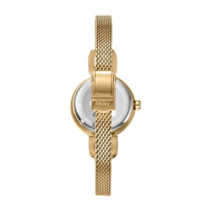 DKNY Milanese Ρολόι Γυναικείο Χρυσό Ανοξείδωτο Μπρασελέ DK1L161M0235