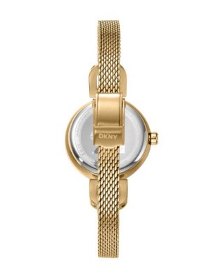 DKNY Milanese Ρολόι Γυναικείο Χρυσό Ανοξείδωτο Μπρασελέ DK1L161M0235