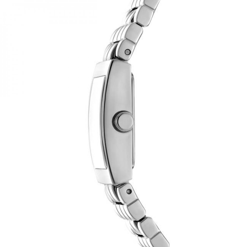 DKNY Signature Shape Ρολόι Γυναικείο Ασημί Ανοξείδωτο Μπρασελέ DK1L172M0015