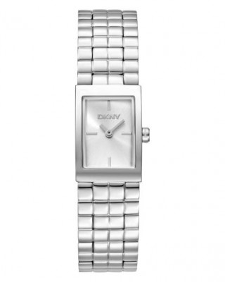 DKNY Signature Shape Ρολόι Γυναικείο Ασημί Ανοξείδωτο Μπρασελέ DK1L172M0015