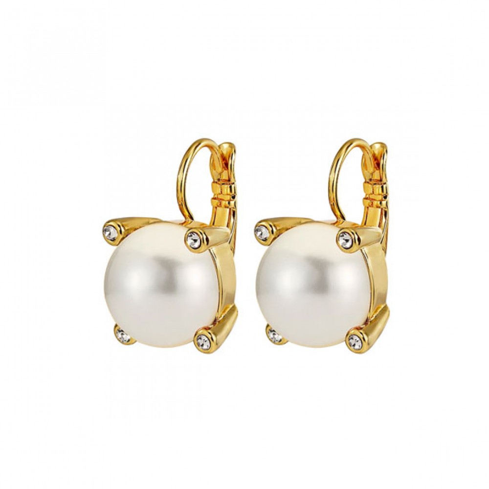 DYRBERG/KERN TANA SG PEARL Σκουλαρίκια Πράσινα Κρύσταλλα 450120