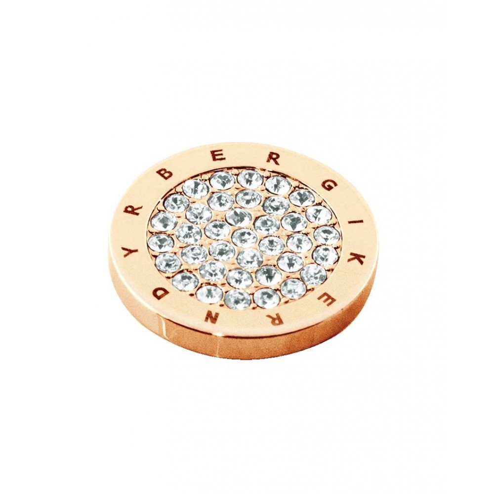 DYRBERG/KERN BALANCE TOPPING Λευκά Κρύσταλλα Rose gold ανοξείδωτο ατσάλι 340094