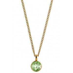 DYRBERG/KERN ETTE Κολιέ Επιχρυσωμένο ατσάλι Πράσινα κρύσταλλα 460511