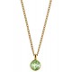 DYRBERG/KERN ETTE Κολιέ Επιχρυσωμένο ατσάλι Πράσινα κρύσταλλα 460511