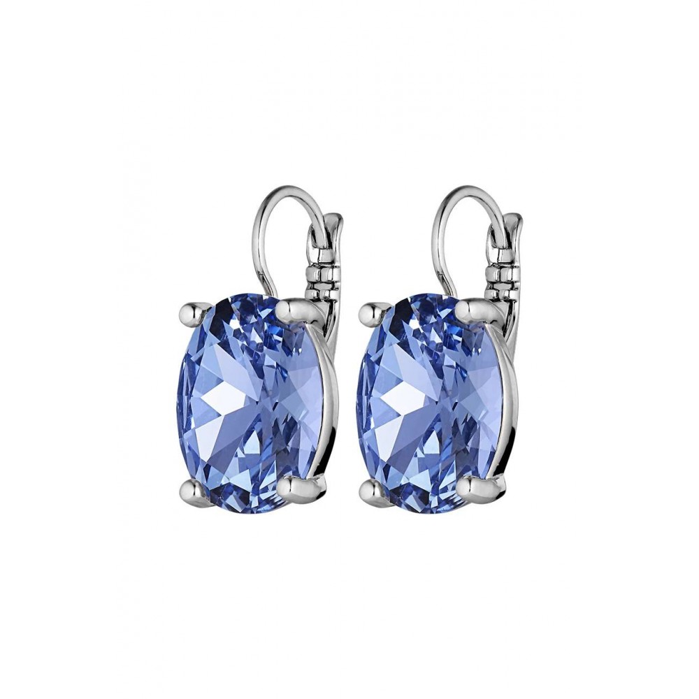 DYRBERG/KERN CHANTAL Σκουλαρίκια Ασημί με aqua κρύσταλλα 440096