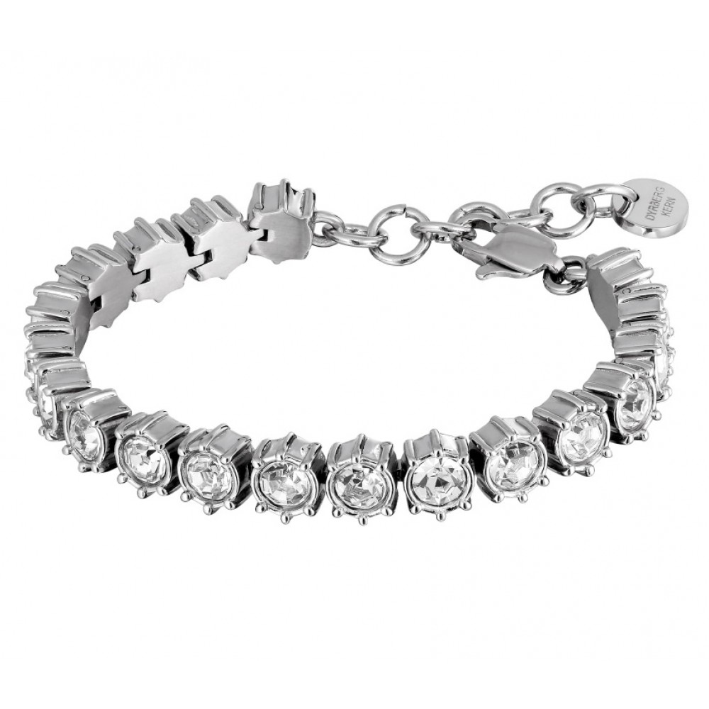 DYRBERG/KERN COURAGE Βραχιόλι Ασημί Λευκά Κρύσταλλα 480148