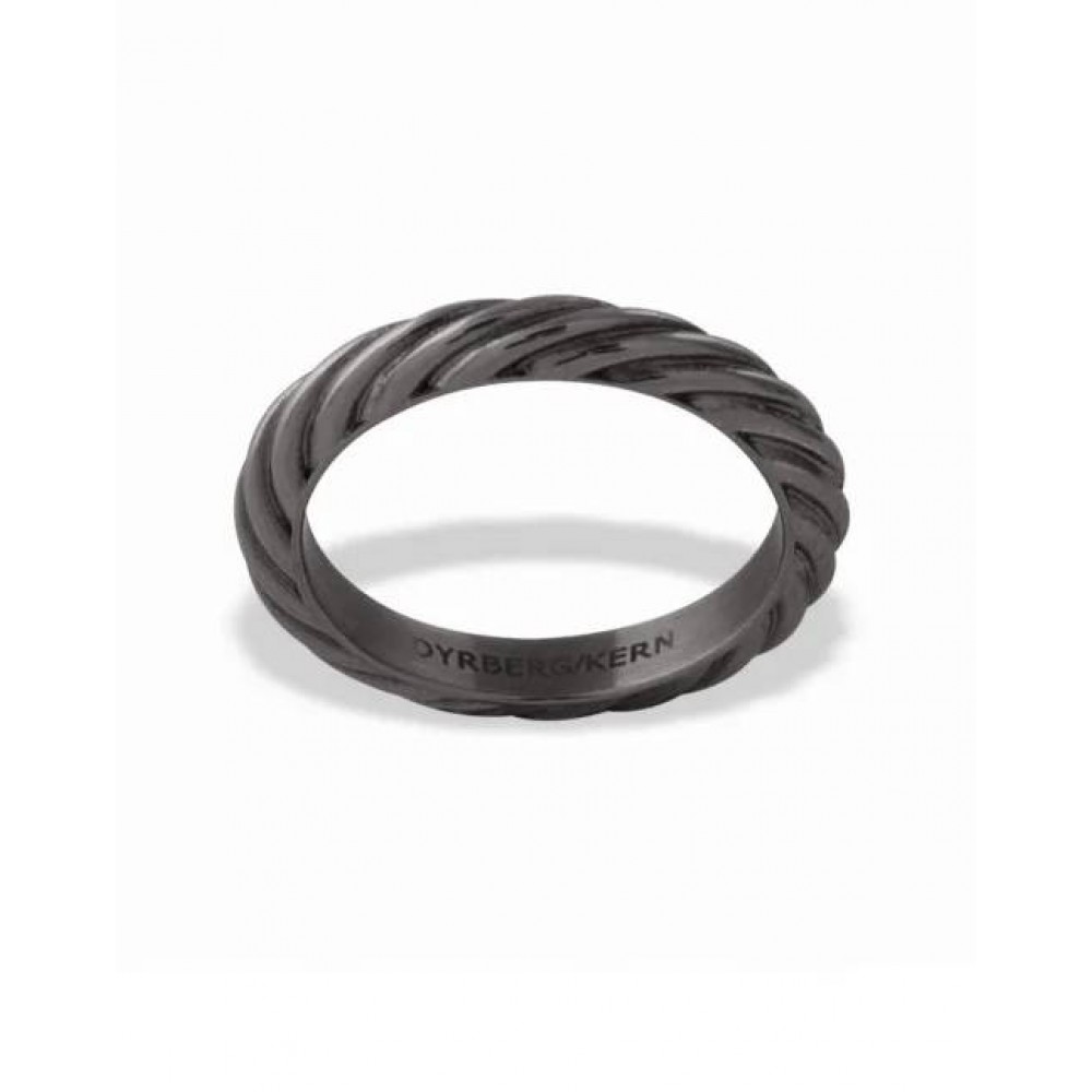 DYRBERG/KERN Spacer Δαχτυλίδι Ανθρακί ανοξείδωτο ατσάλι 340345