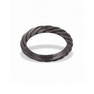 DYRBERG/KERN Spacer Δαχτυλίδι Ανθρακί ανοξείδωτο ατσάλι 340345
