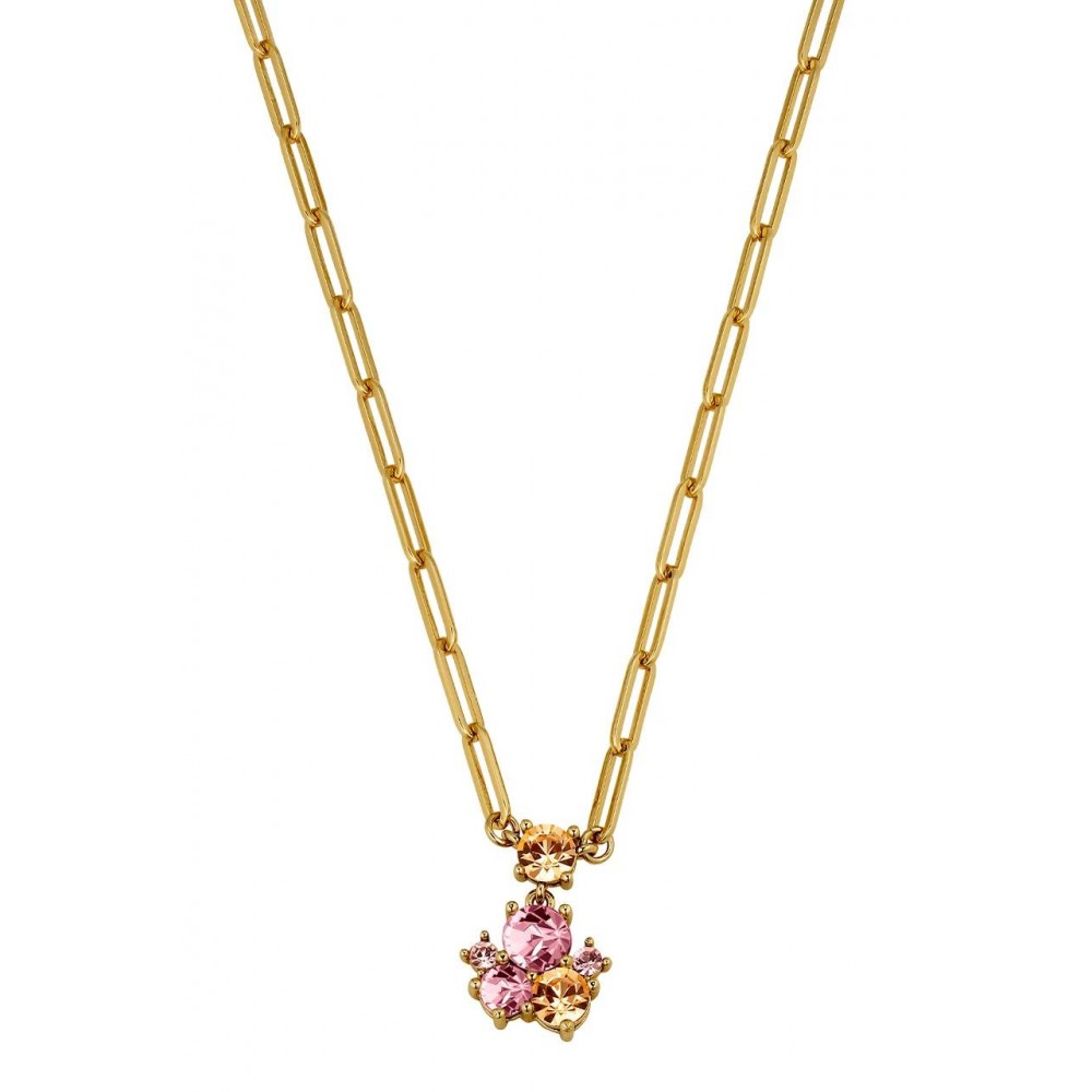 DYRBERG/KERN TANZY Κολιέ Επίχρυσο ατσάλι κρύσταλλα 480125