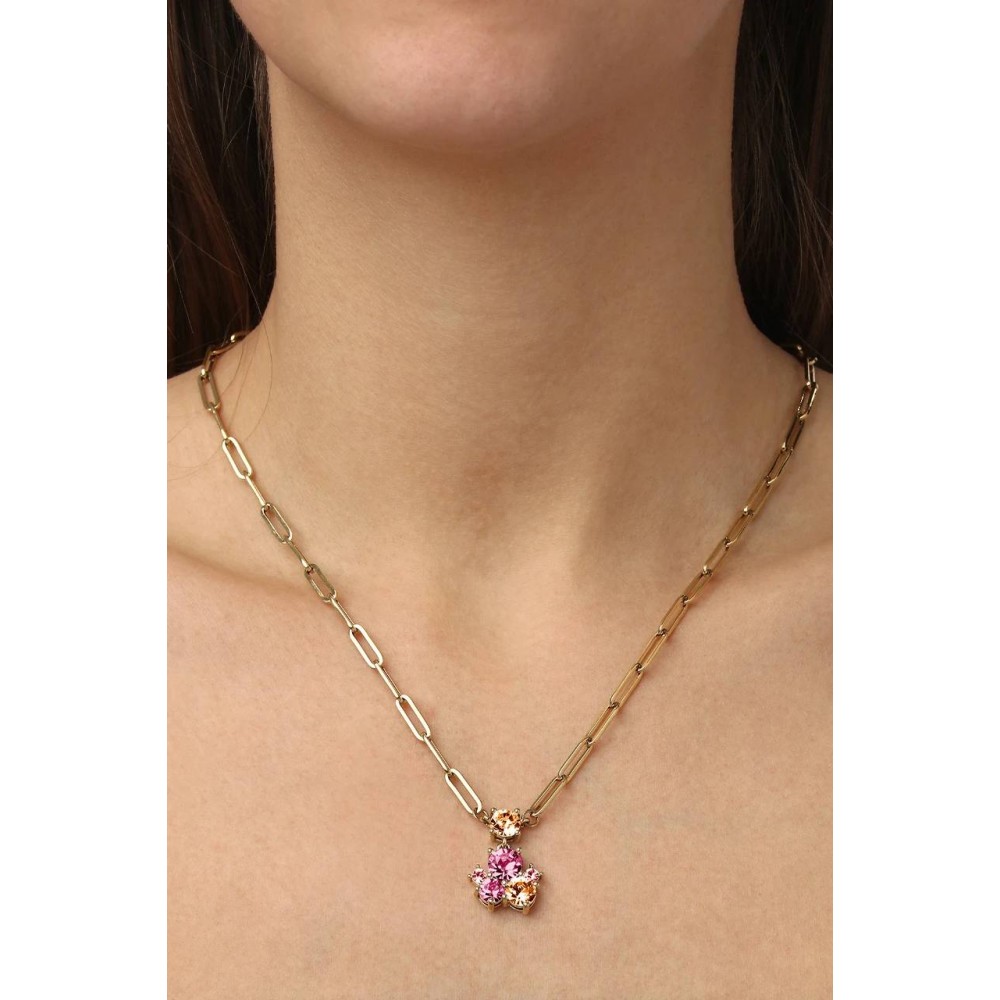 DYRBERG/KERN TANZY Κολιέ Επίχρυσο ατσάλι κρύσταλλα 480125