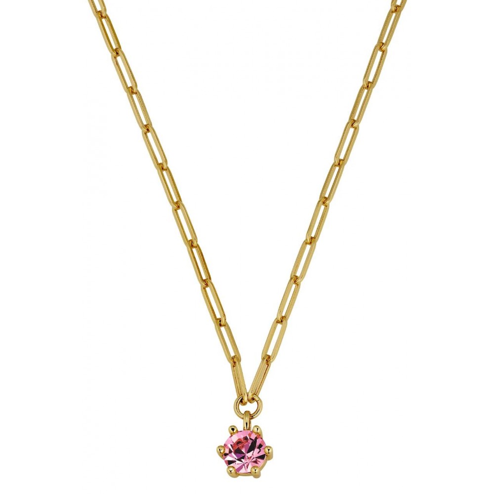 DYRBERG/KERN TESSA Κολιέ Επίχρυσο ατσάλι κρύσταλλα 480128