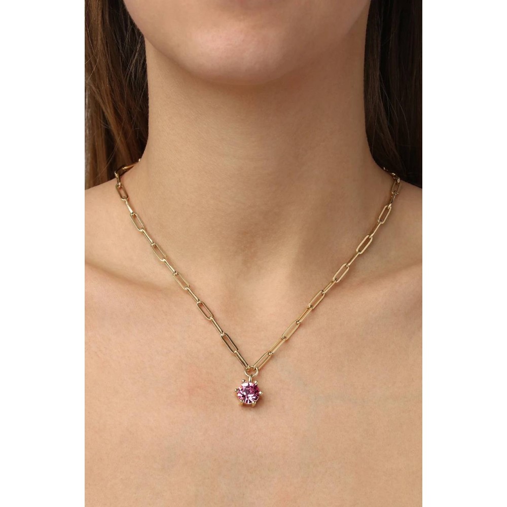 DYRBERG/KERN TESSA Κολιέ Επίχρυσο ατσάλι κρύσταλλα 480128