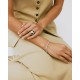 EDBLAD Tennis Bracelet Gold Βραχιόλι Ριβιέρα Ασημί Ανοξείδωτο Ατσάλι 127934