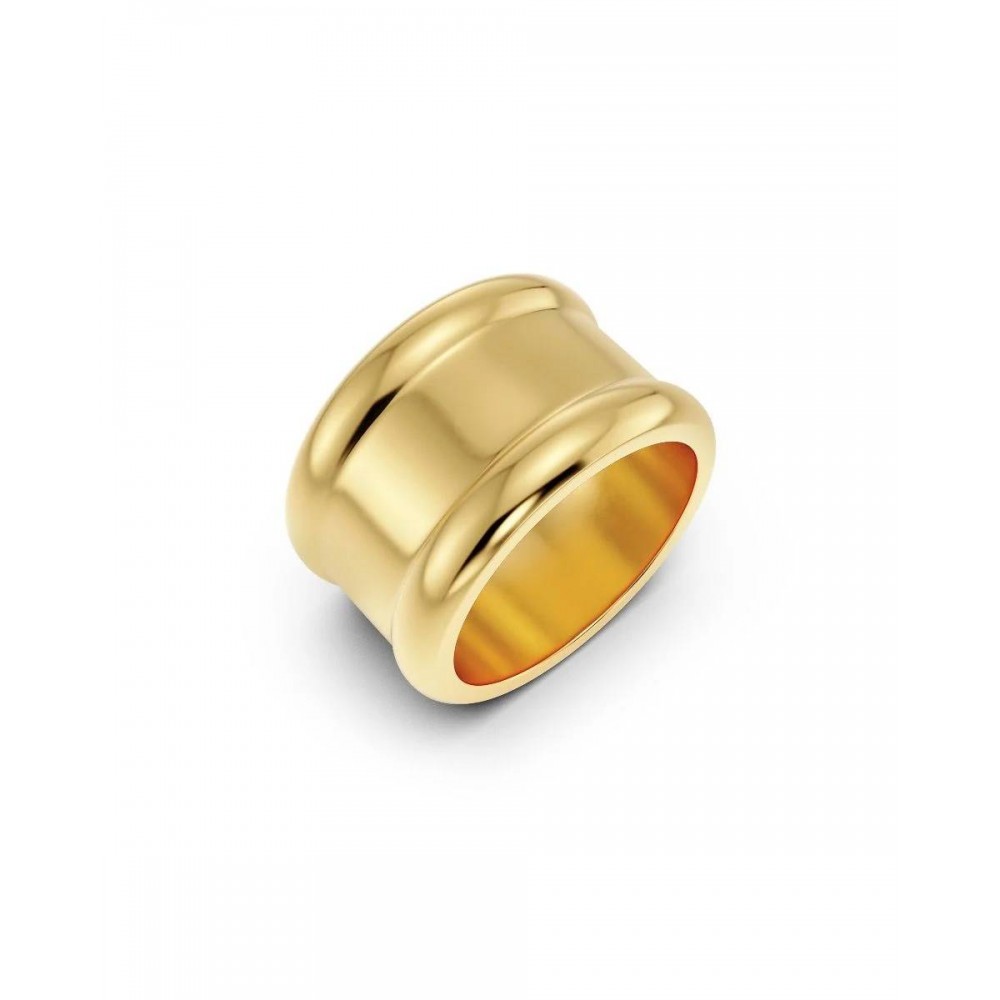 EDBLAD Frame Ring Gold Δαχτυλίδι Σεβαλιέ Ανοξείδωτο Ατσάλι 127927