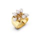 EDBLAD Pearl Signet Ring Gold Δαχτυλίδι με Πέρλες Ανοξείδωτο Ατσάλι 127838
