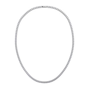 EDBLAD Tennis Necklace Steel Aσημί Κολιέ Ριβιέρα Ανοξείδωτο Ατσάλι 127936