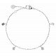 EDBLAD Dice Bracelet Steel Βραχιόλι Ζάρια Aσημί Ανοξείδωτο Ατσάλι 129408