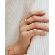 EDBLAD Gemma Ring Steel Δαχτυλίδι Ασημί Ανοξείδωτο Ατσάλι 129432
