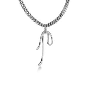 EDBLAD Lace Necklace Maxi Steel Κολιέ Aσημί Ανοξείδωτο Ατσάλι 129460
