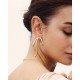 EDBLAD Lace Studs Gold Σκουλαρίκια Επίχρυσο Ανοξείδωτο Ατσάλι 129453