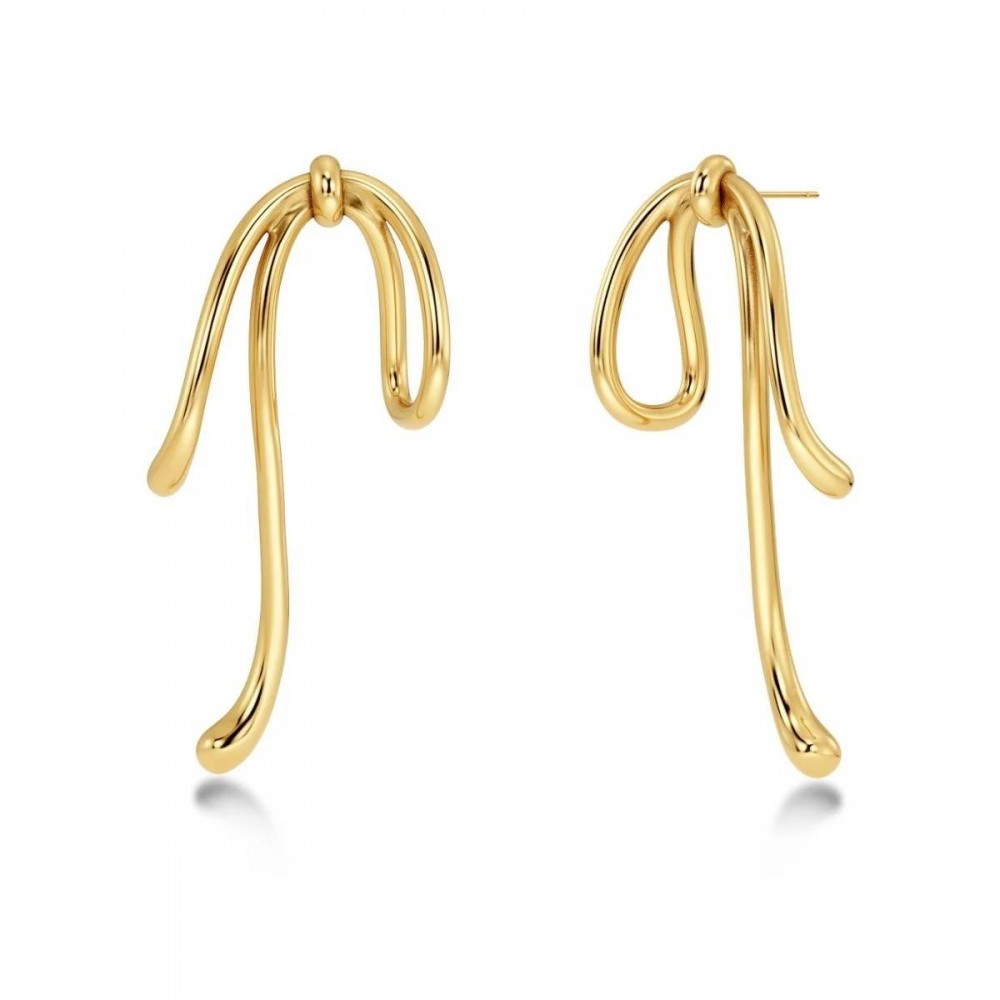 EDBLAD Lace Studs Gold Σκουλαρίκια Επίχρυσο Ανοξείδωτο Ατσάλι 129453
