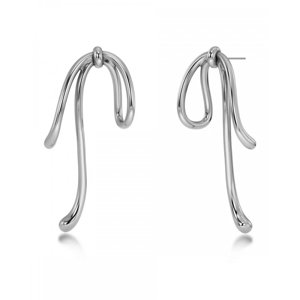 EDBLAD Lace Studs Steel Σκουλαρίκια Ασημί Ανοξείδωτο Ατσάλι 129454