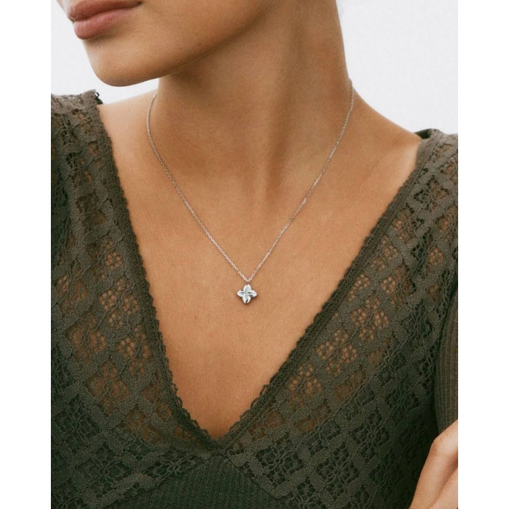 EDBLAD Scala Necklace S Steel Κολιέ Aσημί Ανοξείδωτο Ατσάλι 129482
