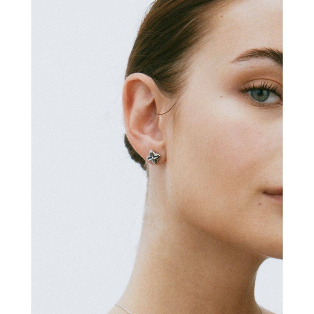 EDBLAD Scala Studs S Steel Σκουλαρίκια Επίχρυσο Ανοξείδωτο Ατσάλι 129472