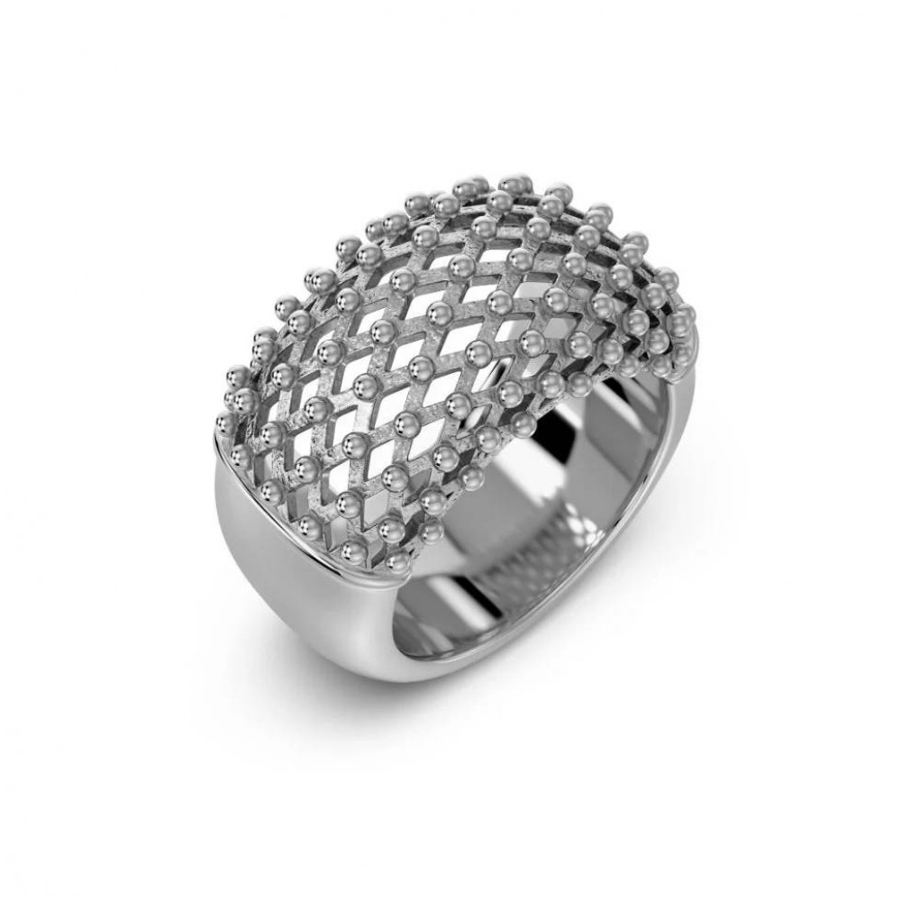 EDBLAD Viva Ring Steel Δαχτυλίδι Ασημί Ανοξείδωτο Ατσάλι 129512