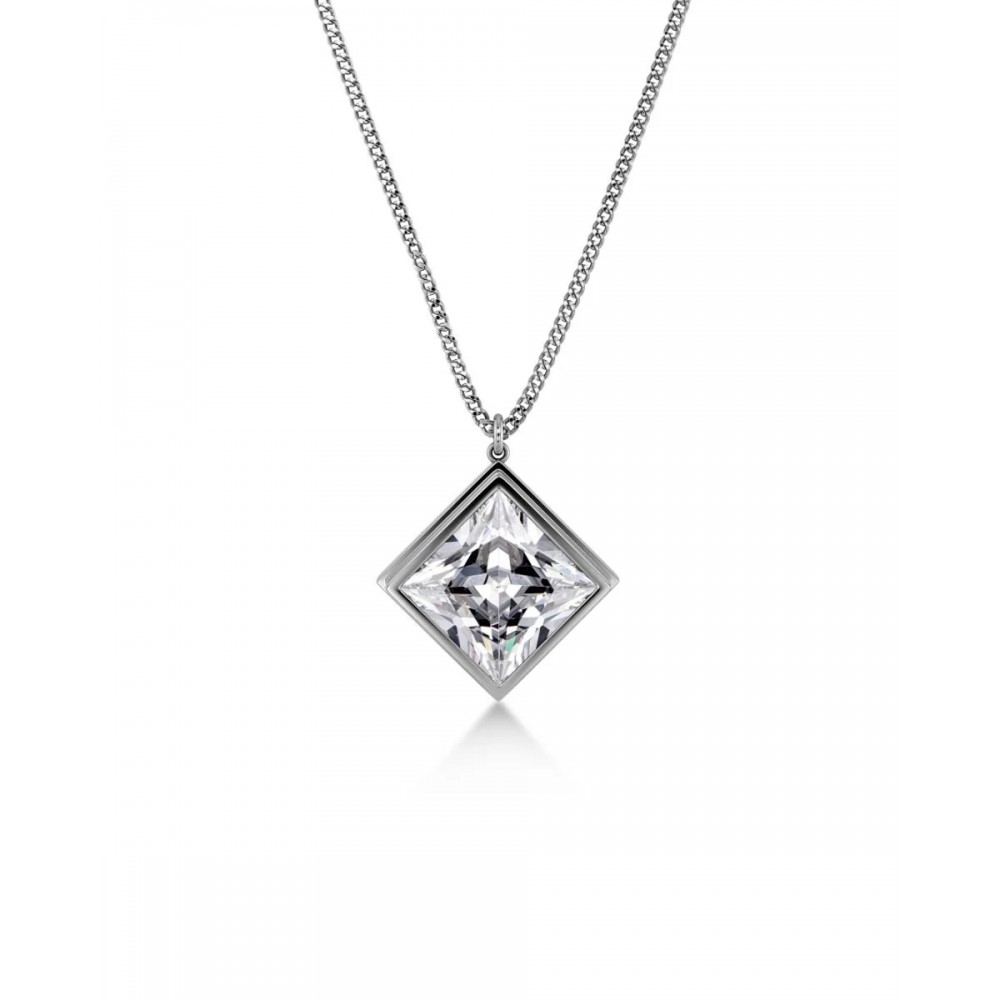 EDBLAD Pantheon Necklace Steel Κολιέ Ασημί Ανοξείδωτο Ατσάλι 129705