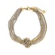 EDBLAD Revel Knot Bracelet Steel Βραχιόλι Χρυσό Ανοξείδωτο Ατσάλι 130669