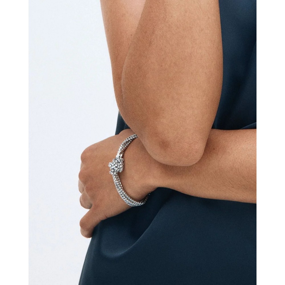 EDBLAD Revel Knot Bracelet Steel Βραχιόλι Ασημί Ανοξείδωτο Ατσάλι 130670