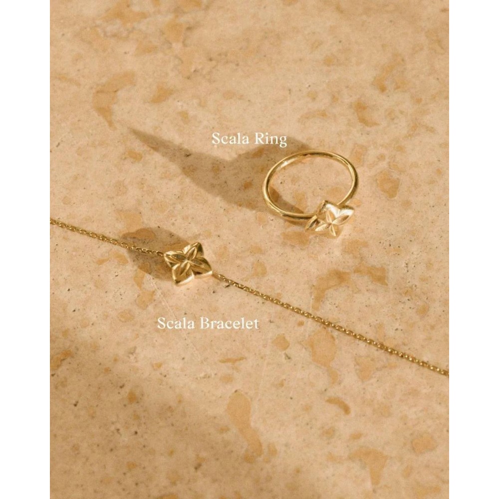 EDBLAD Scala Ring Gold Δαχτυλίδι Xρυσό Ανοξείδωτο Ατσάλι 129485