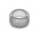 EDBLAD Viva Ring Steel Δαχτυλίδι Ασημί Ανοξείδωτο Ατσάλι 129512