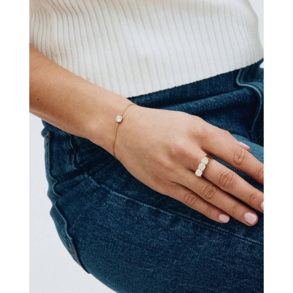 EDBLAD Gemma Ring Gold Δαχτυλίδι Xρυσό Ανοξείδωτο Ατσάλι 129431