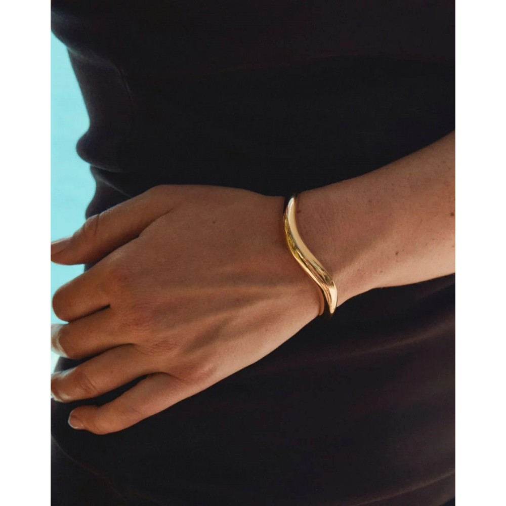 EDBLAD Azura Bangle Gold S Βραχιόλι Χρυσό Ανοξείδωτο Ατσάλι 130377