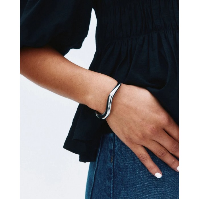 EDBLAD Azura Bangle Silver S Βραχιόλι Ασημί Ανοξείδωτο Ατσάλι 130378